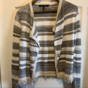 White House Black Market Open Striped Sweater